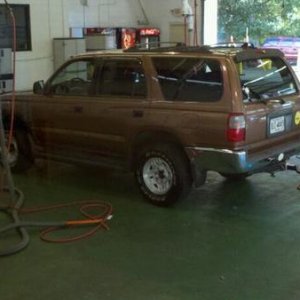 My 1999 4Runner getting a bath!!