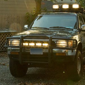 I finish installing my off-road lights.