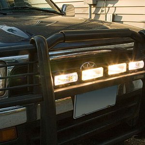 I finish installing my off-road lights.