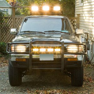 I finish installing my off-road lights.