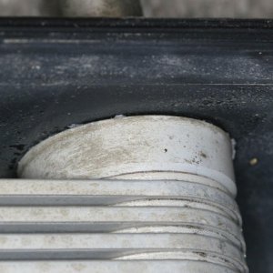 inside of radiator, cooler outlet