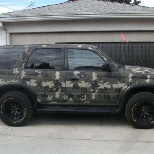 Side view, not lifted yet. Plan on lifting 3 inches front and back.