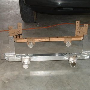 Aluminum final construct made from the template