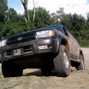 Grubber O.R.V. park rock wall stair case step 1