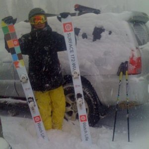 Alta - so much pow we couldn't ski anymore.