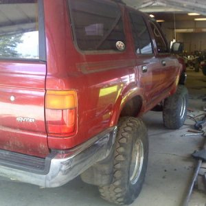 just taken running boards off