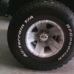 35x12.5 BF Goodrich A/t's