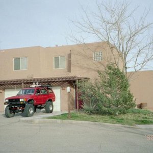Moab Toy Safari....  Parked in front of the Condo
