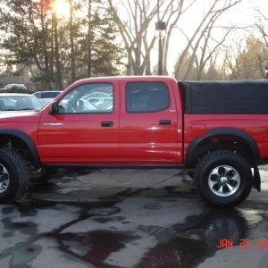 My 2001Tacoma dbl cab....
I know, It's not a Runner but, It is a Toyota!!