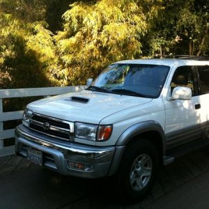 New sport hood, silver accent.