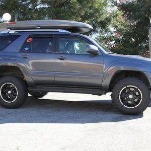 After OME w/ medium springs, Helo Wheels, BFG AT KO 275/70/17