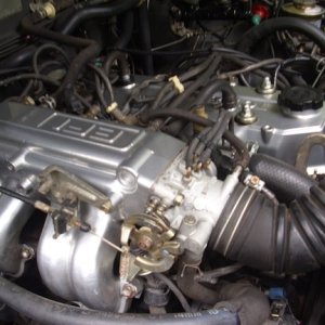 4Runner 22RE Engine Passenger Side. Rebuilt the Engine 4 years ago top half. Did Not rebuilt block,pistons,rods,crank or bearings. We did put a new To