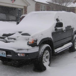 first snow in the 4Runner!