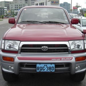 My 1st SURF. Mod with 2002 headlights & PIAA driving lights.