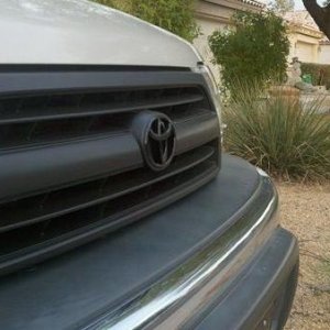 My grill after I got it powder coated, Courtesy of AZM Tint - Mesa, AZ