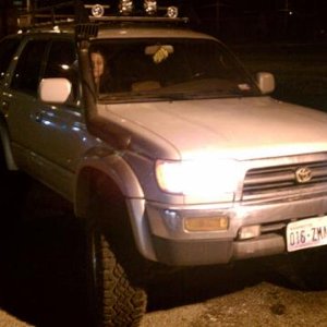 lights and rack mounted