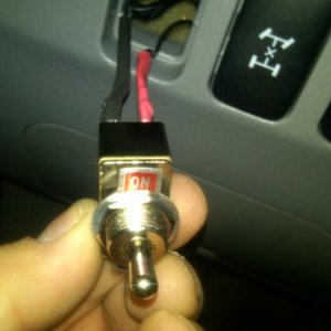 Wire the switch... pretty easy. Use shrink tube to prevent shorting.