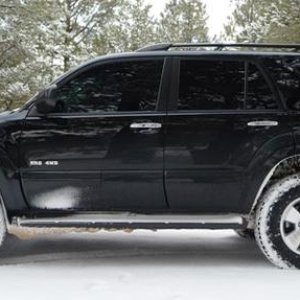 Side shot after driving in the snow for a bit.
