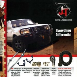 Full page add inside back cover of 4wd Toyota Owner magazine