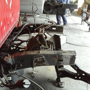 2007 Crewmax, frame cut