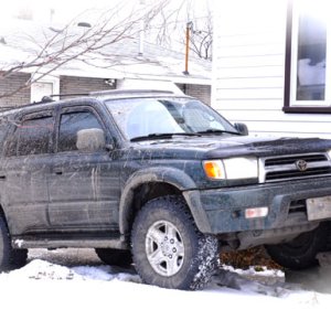Mudded up after our first rain fall in two months, My 1st week as a T4R owner.