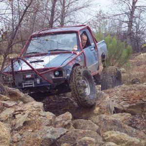 Out in the rock garden Bridgeport TX.