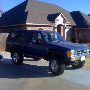 Got the bushwacker fender flares on.