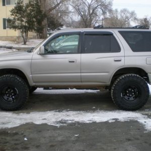 had new tires put on. goodyear dura trac 285/75R16