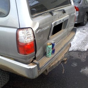 some moron rear ended me... at a stop sign!!