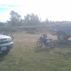 Friend popped tire in Fontana