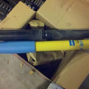 Old (black) and New Bilstein rear shocks...it was time.