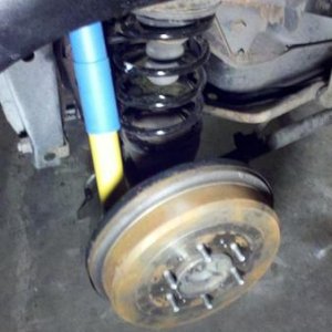Coils and shocks installed