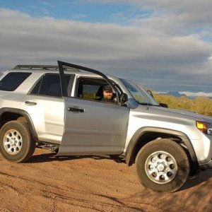 Out for a quick trail ride.
