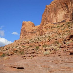 Along the Moab Rim trail