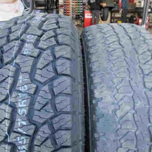 Comparison of 265/75-16 Hankook RF10 vs 265/70-16 Firestone Destination AT