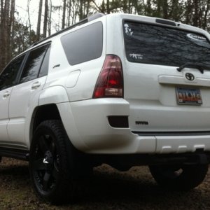 cleaned up and parked in some trees