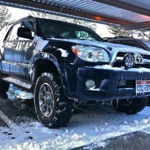Got a little snow today.