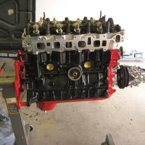 22re stroker being put together