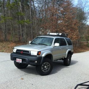 new roof rack and kc lights