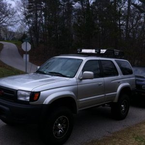 new roof rack and lights