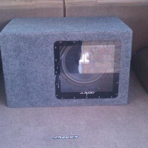 JL Audio W3 with a 300 watt MTX Thunder amp