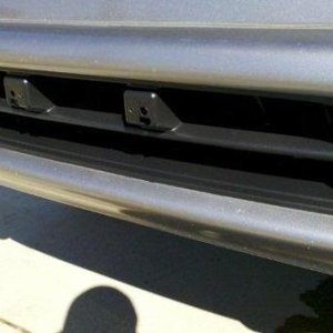 painted lower grill