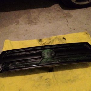first coat done