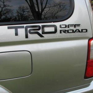 TRD decal