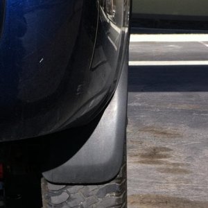 No wheel spacer