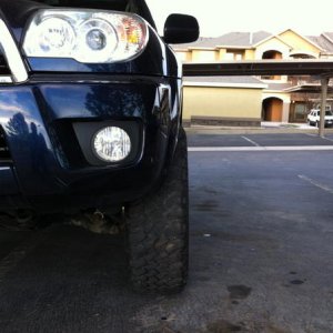 1.25" Wheel spacer installed