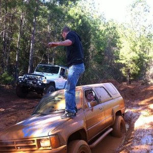still need lockers. look at the jeep going AROUND the hole. "it's a jeep thing" Ha