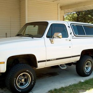 My 89 Blazer I wish I still had it. Had 250k on it.