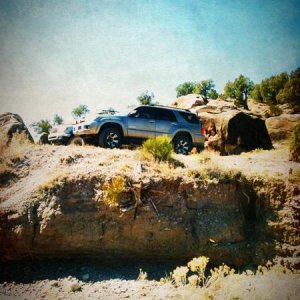 on a tiny hill
