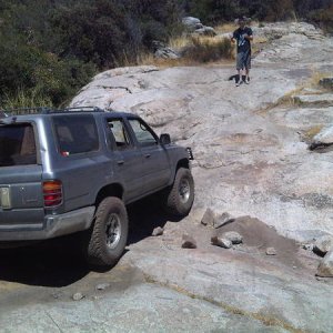Corral Canyon before bumper modifacation
